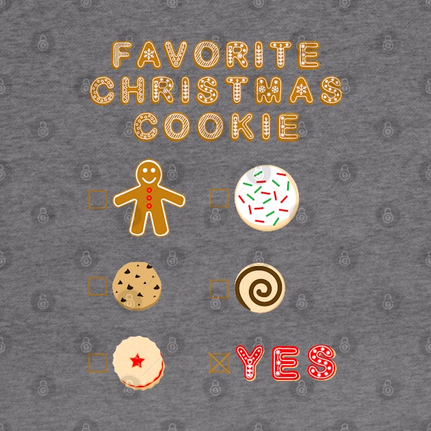 Favorite Christmas Cookie Checklist by skauff